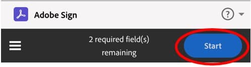 Adobe sign mobile step 4a