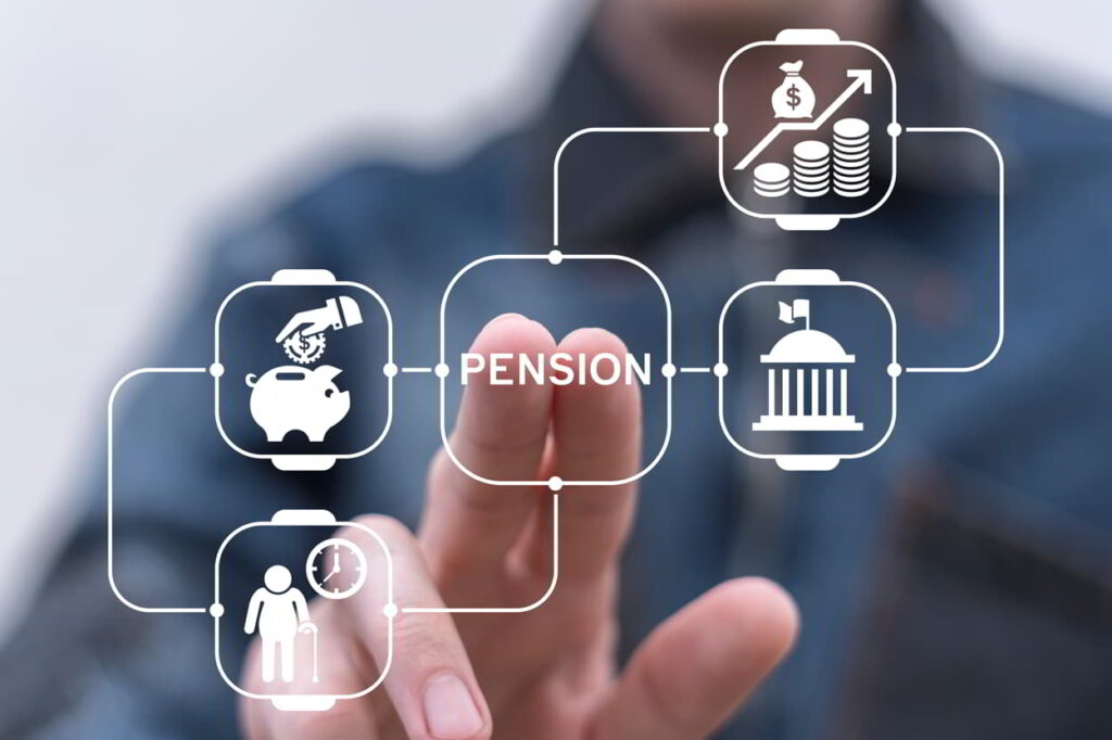 pension fall in value